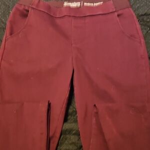 Signature Deep Burgundy Trousers